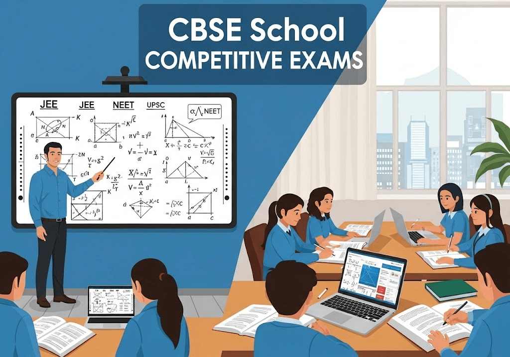 How CBSE Schools in Borivali Prepare Students for National Competitive Exams