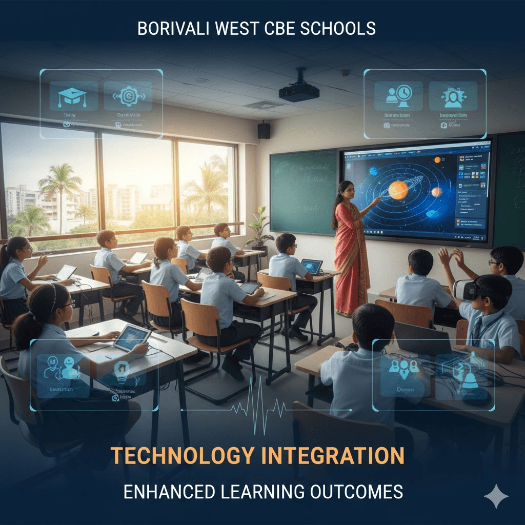 The Impact of Technology Integration in Borivali West CBSE Schools on Learning Outcomes
